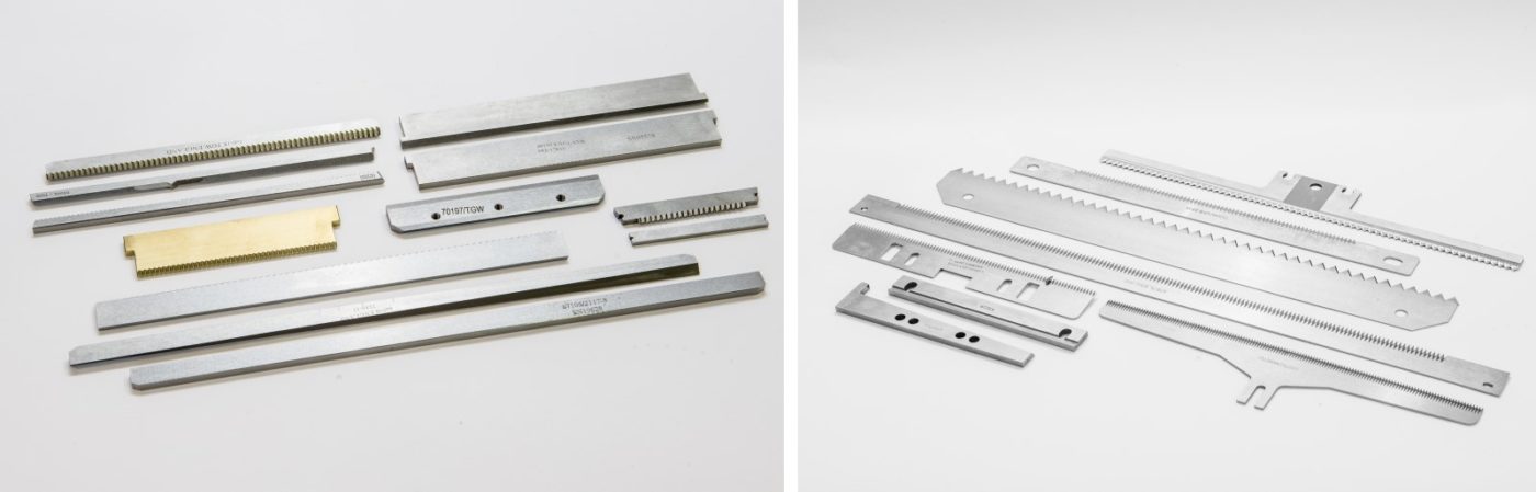 VFFS and HFFS knives perform a combination of cutting and sealing functions
