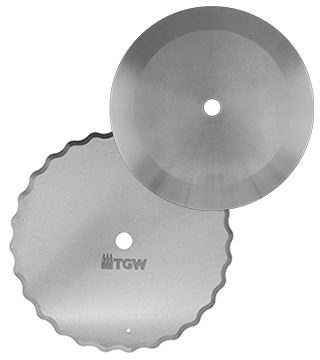 TGW hose cut-off knives provide excellent cutting quality compared to abrasive wheels