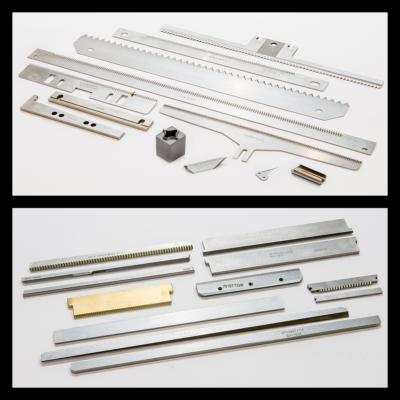 TGW International's high-performance FFS knives for vertical and horizontal packaging systems.